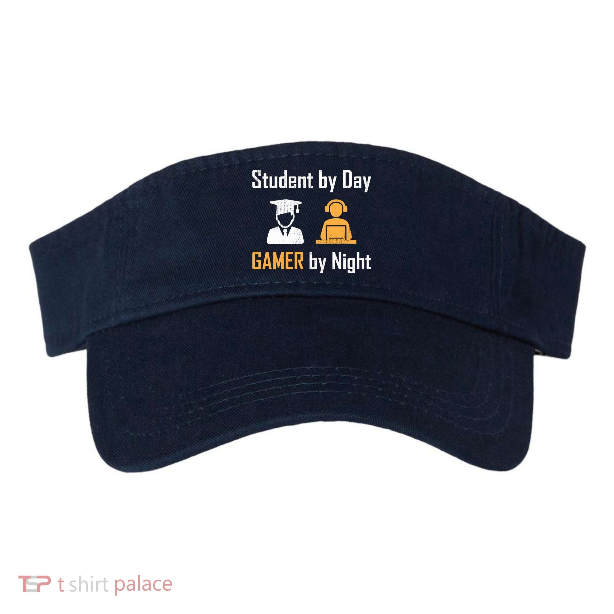 Student By Day Gamer By Night Visor