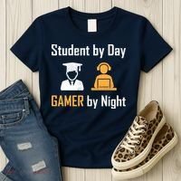 Student By Day Gamer By Night Women's T-Shirt thumb 3