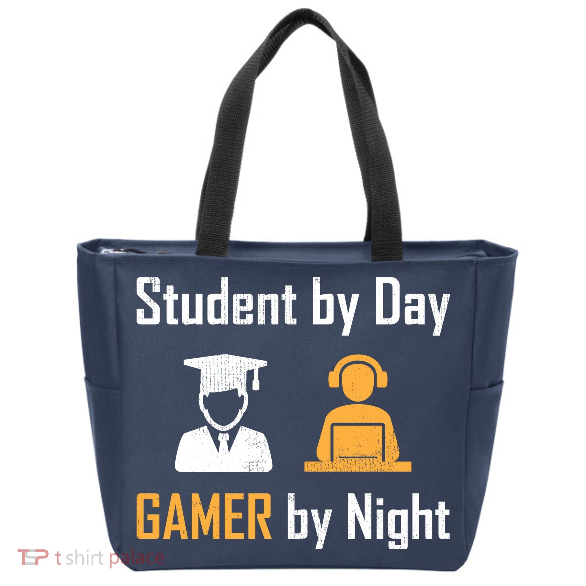 Student By Day Gamer By Night Tote Bag