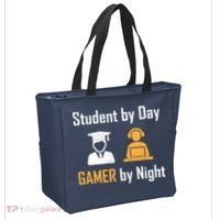 Student By Day Gamer By Night Tote Bag thumb 2
