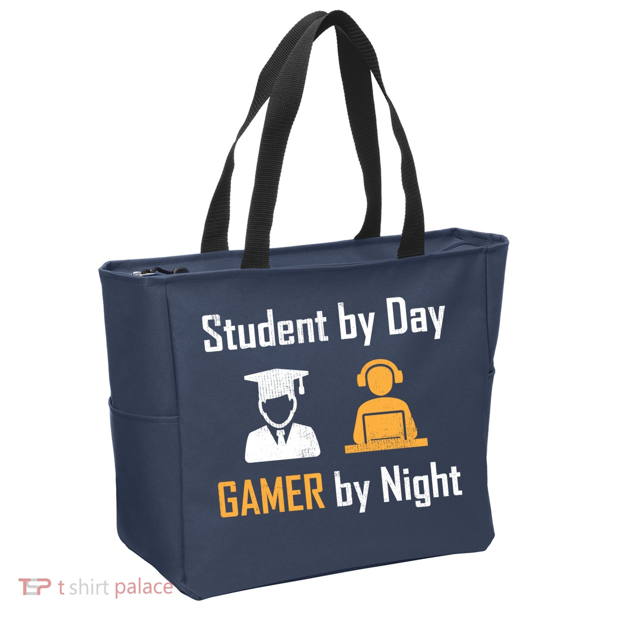 Student By Day Gamer By Night Tote Bag