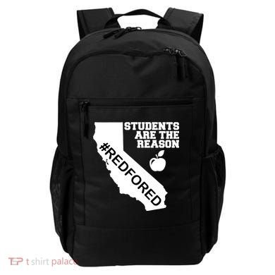 Students Are The Reason Red For Ed California Teacher Backpack