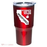Students Are The Reason Red For Ed California Teacher Tumbler thumb 0