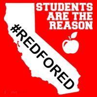 Students Are The Reason Red For Ed California Teacher Hat thumb 2