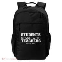 Students Stand With Teachers #RedForEd Backpack thumb 0