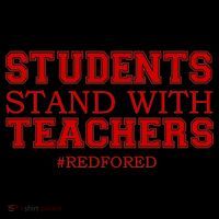 Students Stand With Teachers #RedForEd Coffee Mug thumb 5