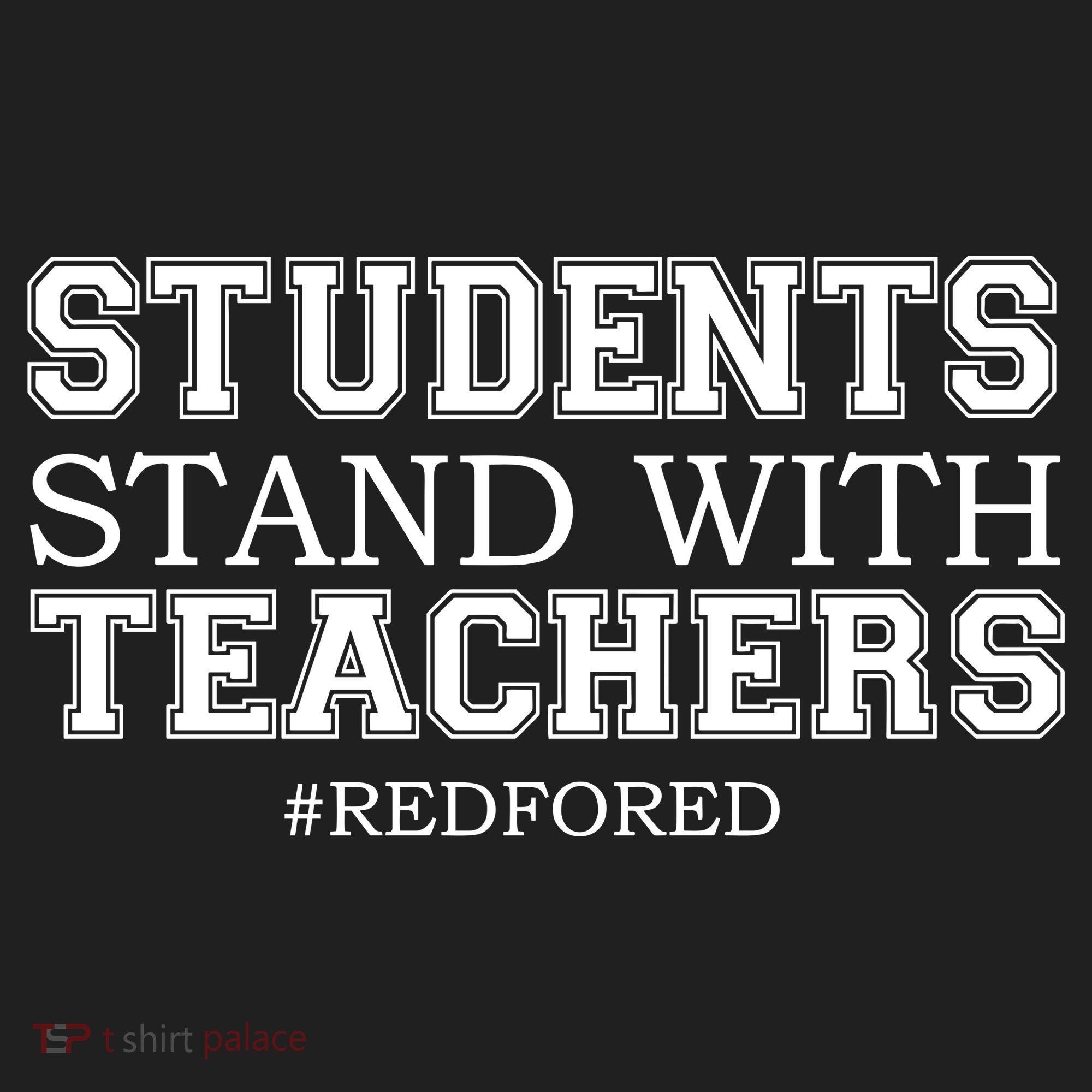 Students Stand With Teachers #RedForEd Beanie