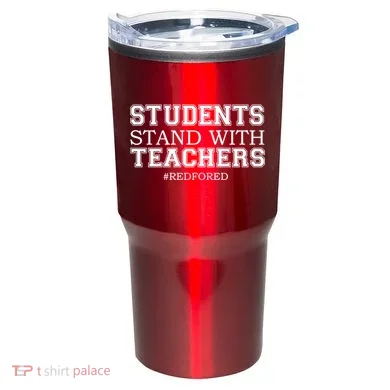 Students Stand With Teachers #RedForEd Tumbler