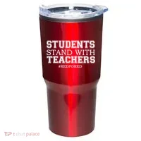 Students Stand With Teachers #RedForEd Tumbler thumb 0
