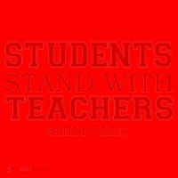 Students Stand With Teachers #RedForEd Santa Hat thumb 1