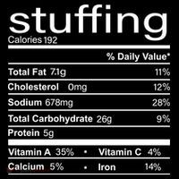 Stuffing Nutritional Facts Funny Thanksgiving Bucket Hat thumb 4
