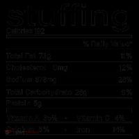 Stuffing Nutritional Facts Funny Thanksgiving Coffee Mug thumb 5