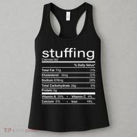 Stuffing Nutritional Facts Funny Thanksgiving Women's Tank Top thumb 3