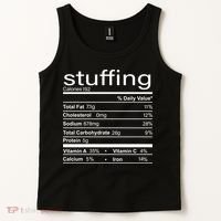 Stuffing Nutritional Facts Funny Thanksgiving Tank Top thumb 2