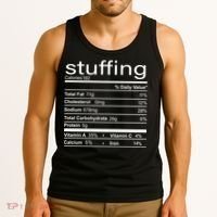 Stuffing Nutritional Facts Funny Thanksgiving Tank Top thumb 3