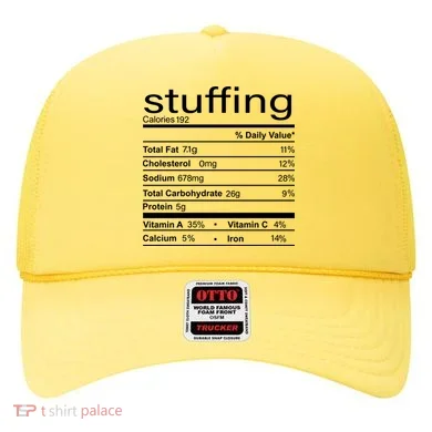 Stuffing Nutritional Facts Funny Thanksgiving Hat