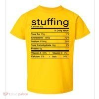Stuffing Nutritional Facts Funny Thanksgiving Toddler T-Shirt thumb 0