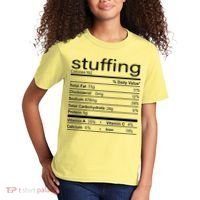 Stuffing Nutritional Facts Funny Thanksgiving Kids T-Shirt thumb 2