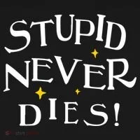 Stupid Never Dies Doggie Tank thumb 4