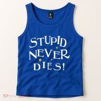 Stupid Never Dies Tank Top thumb 2