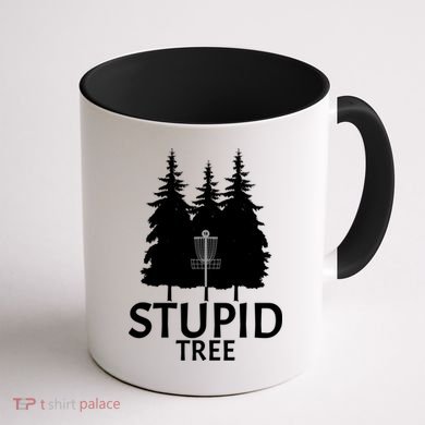 Stupid Tree Disc Golf Coffee Mug back