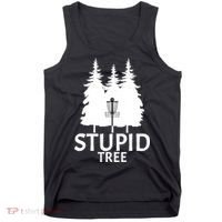 Stupid Tree Disc Golf Tank Top thumb 0