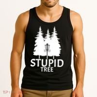 Stupid Tree Disc Golf Tank Top thumb 3