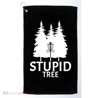 Stupid Tree Disc Golf Golf Towel