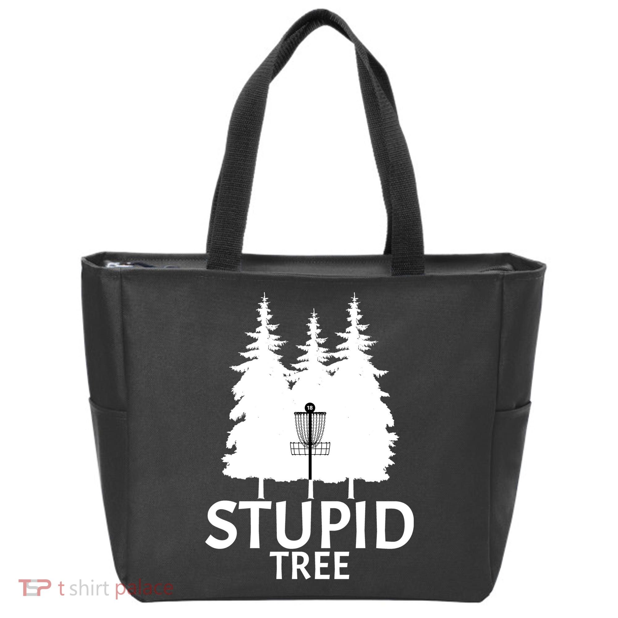 Stupid Tree Disc Golf Tote Bag