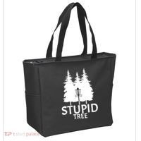 Stupid Tree Disc Golf Tote Bag thumb 2