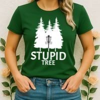 Stupid Tree Disc Golf Women's T-Shirt thumb 2