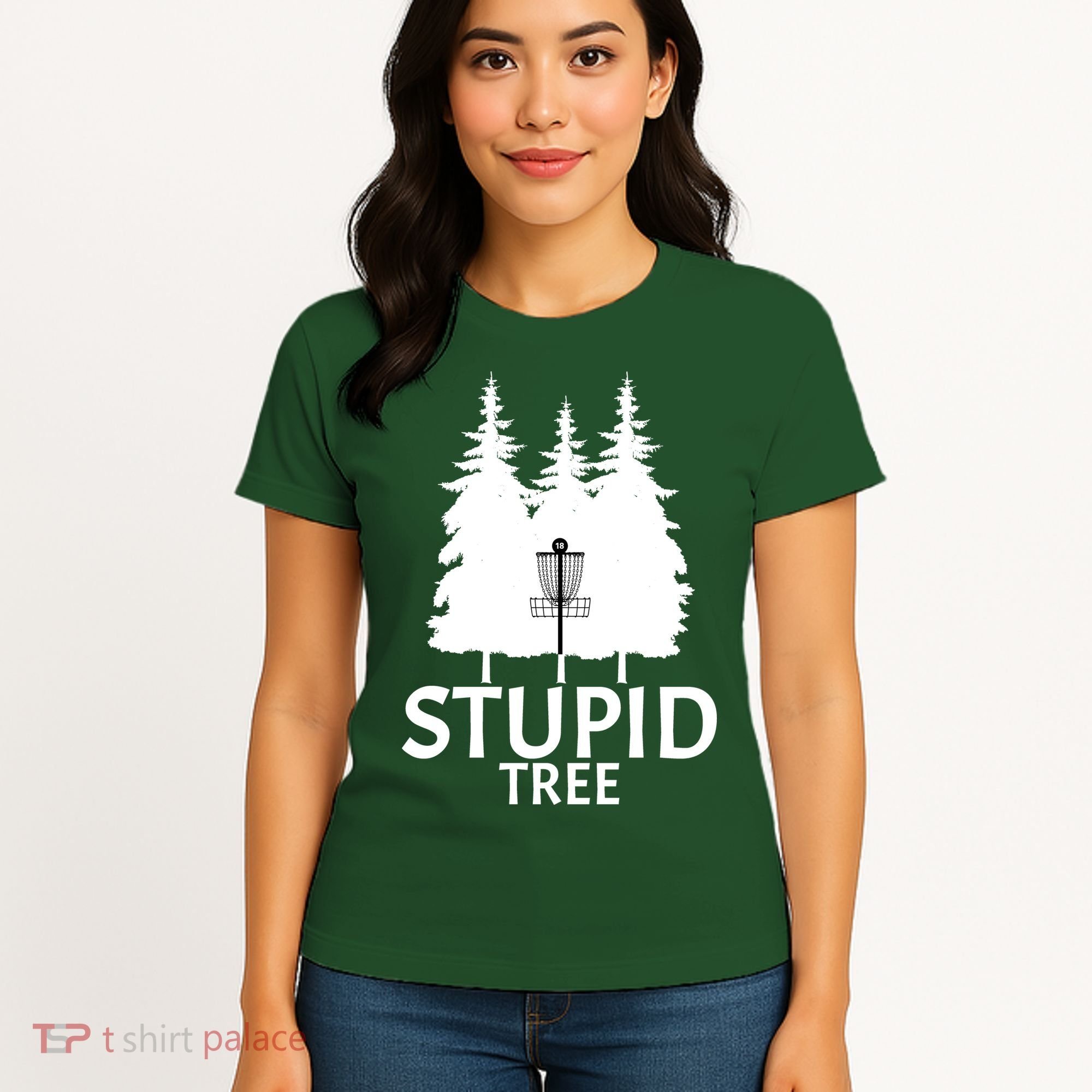 Stupid Tree Disc Golf Women's T-Shirt