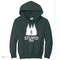 Stupid Tree Disc Golf Kids Hoodie thumb 0
