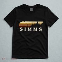 Simms Tx Vintage Evergreen Sunset Eighties Retro T-Shirt thumb 5
