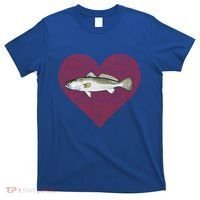 Speckled Trout Valentines Day Fish Love Fingerprint Cool Gift T-Shirt thumb 0