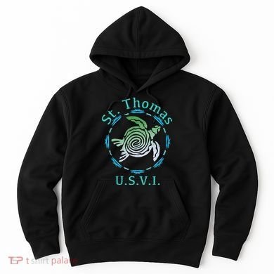 St. Thomas Vintage Tribal Turtle Hoodie