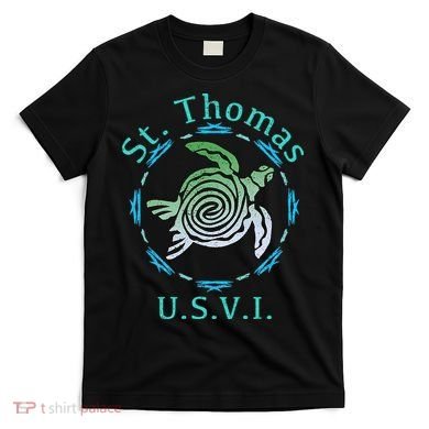 St. Thomas Vintage Tribal Turtle T-Shirt