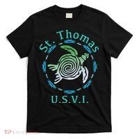 St. Thomas Vintage Tribal Turtle T-Shirt thumb 0