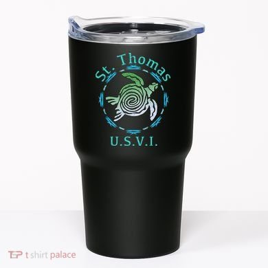 St. Thomas Vintage Tribal Turtle Tumbler