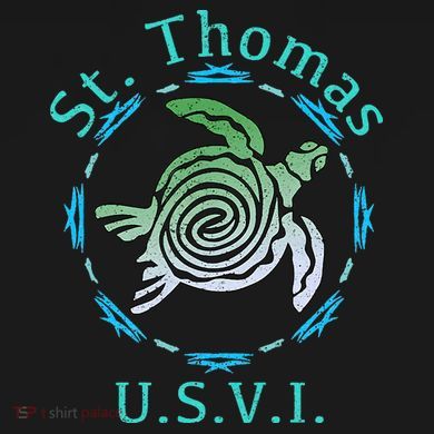 St. Thomas Vintage Tribal Turtle Toddler Sweatshirt