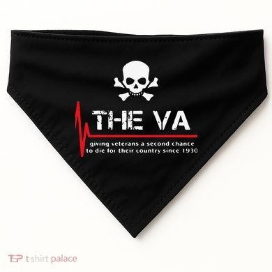 Skull The VA Giving Veterans A Second Chance USA-Made Doggie Bandana