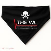 Skull The VA Giving Veterans A Second Chance USA-Made Doggie Bandana thumb 0