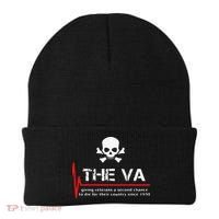 Skull The VA Giving Veterans A Second Chance Beanie thumb 0