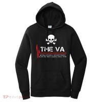 Skull The VA Giving Veterans A Second Chance Women's Hoodie thumb 0