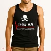 Skull The VA Giving Veterans A Second Chance Tank Top thumb 3
