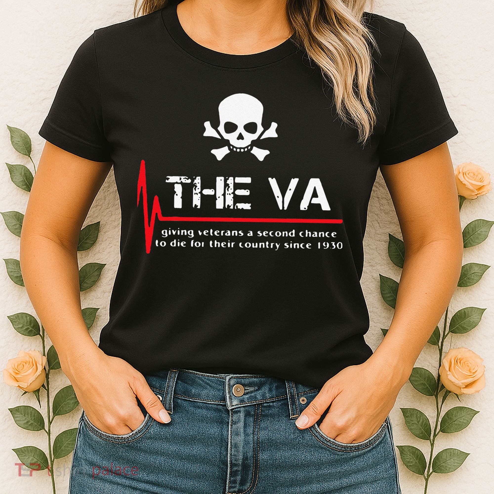 Skull The VA Giving Veterans A Second Chance Women's T-Shirt