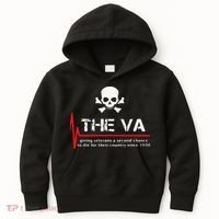 Skull The VA Giving Veterans A Second Chance Kids Hoodie thumb 0