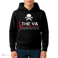 Skull The VA Giving Veterans A Second Chance Kids Hoodie thumb 4