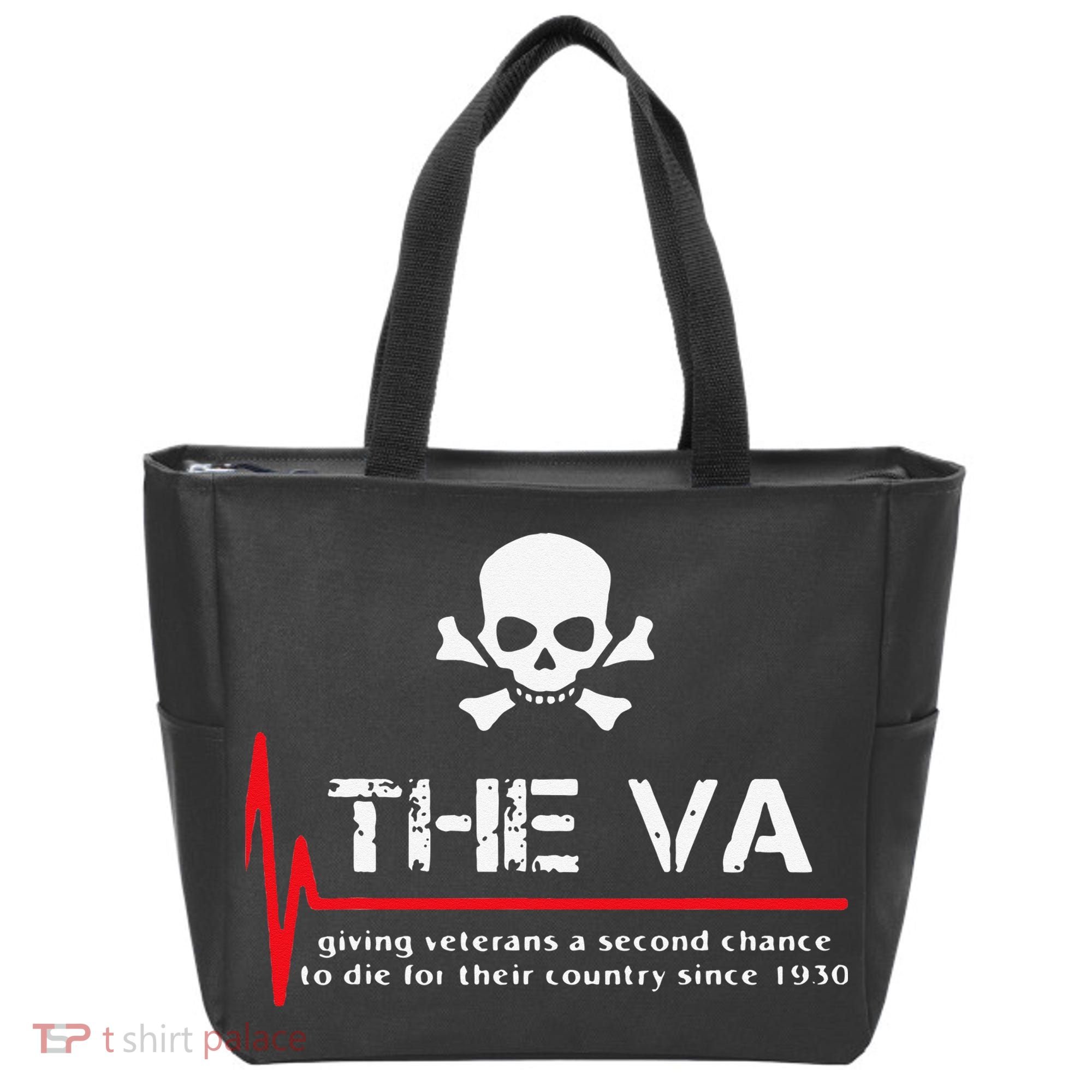 Skull The VA Giving Veterans A Second Chance Tote Bag