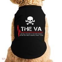 Skull The VA Giving Veterans A Second Chance Doggie Tank thumb 0
